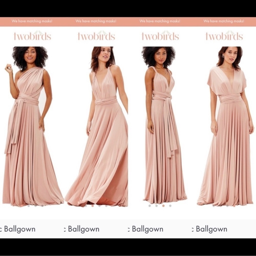 Twobirds Blush Maxi Dress